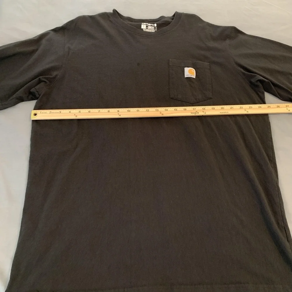 Carhartt Shirt Lot Of 3 Mens XLT Gray Black Pocket Workwear K87 Tagless Tee - Picture 15 of 16